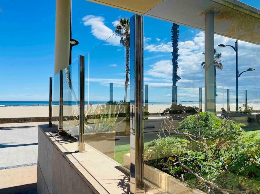 Stylish Apartment With Terrace On The Beachfrom Valencia Exterior foto